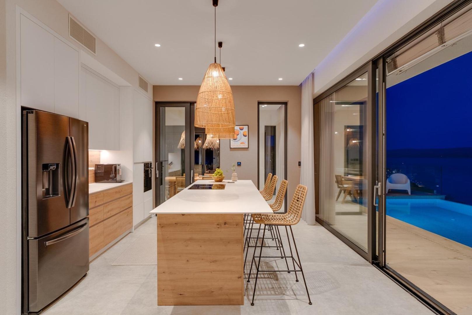 New! Ocean View Villa イェセニツェ エクステリア 写真